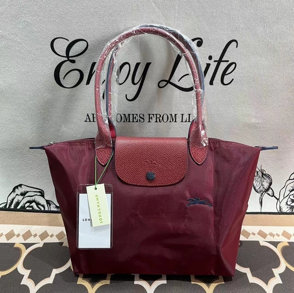 Longchamp burgundy women's medium handbag - Picture 1 of 6